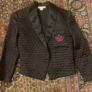 Vintage MICHAEL SEROY JACKET - BOLERO STYLE - BLACK - SIZE MEDIUM - UNISEX
